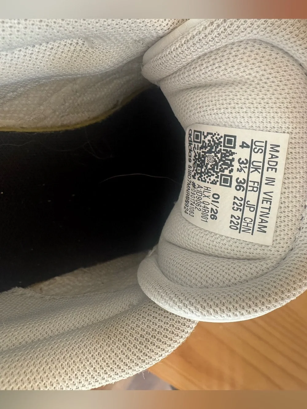 adidas black white